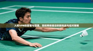入校VPN的部署与管理，高校网络建设的新挑战与应对策略