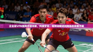 企业级VPN组网方法详解，构建安全、高效远程访问网络的完整方案