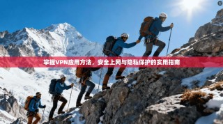 掌握VPN应用方法，安全上网与隐私保护的实用指南