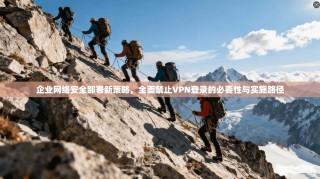 企业网络安全部署新策略，全面禁止VPN登录的必要性与实施路径
