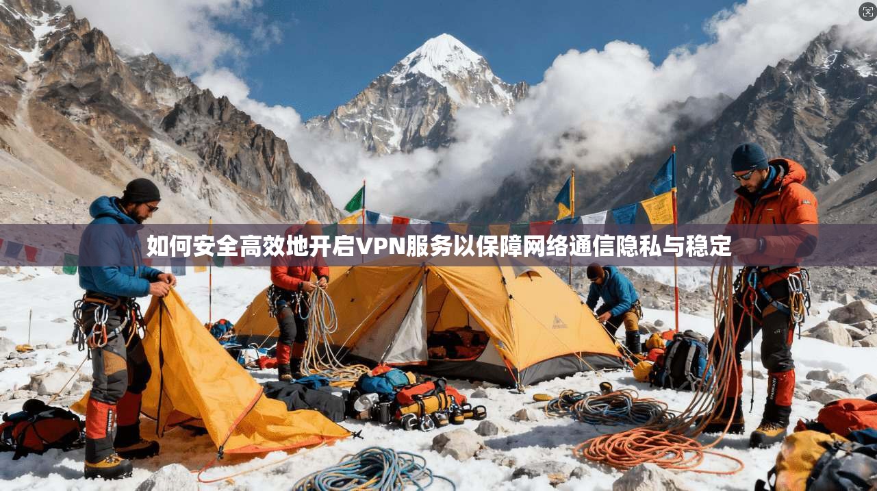 如何安全高效地开启VPN服务以保障网络通信隐私与稳定 第1张 如何安全高效地开启VPN服务以保障网络通信隐私与稳定 第1张