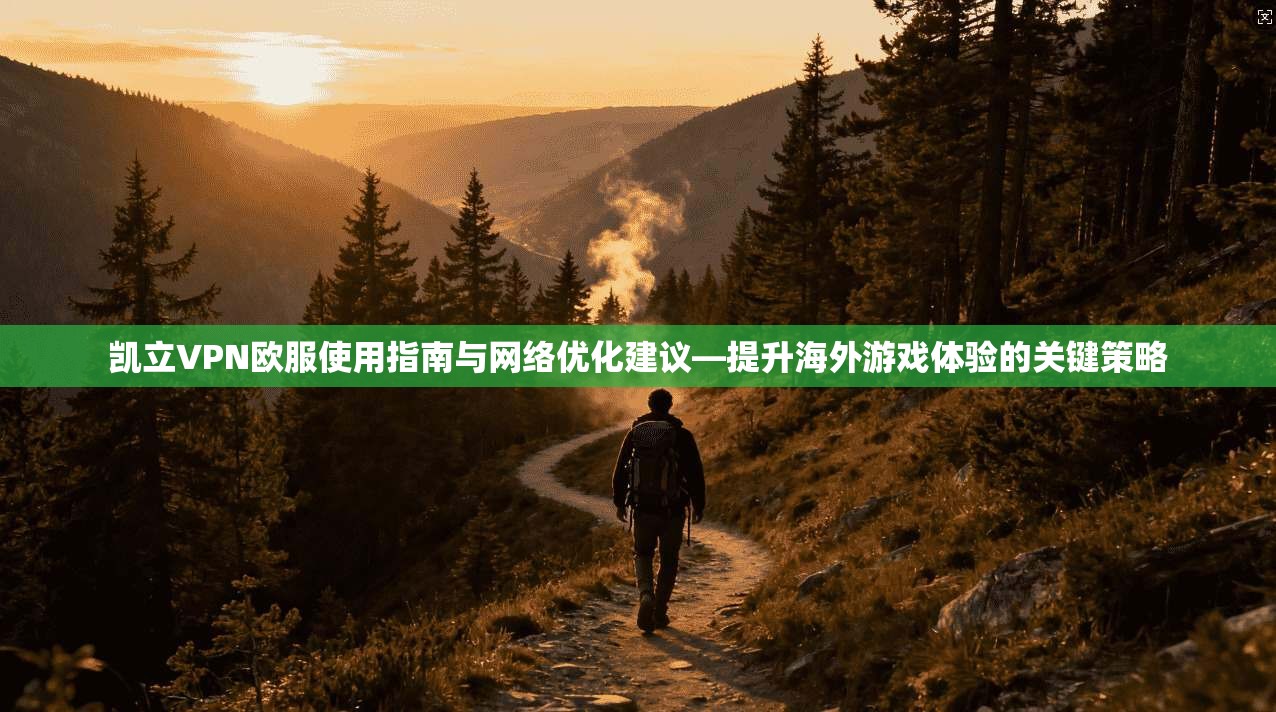 凯立VPN欧服使用指南与网络优化建议—提升海外游戏体验的关键策略