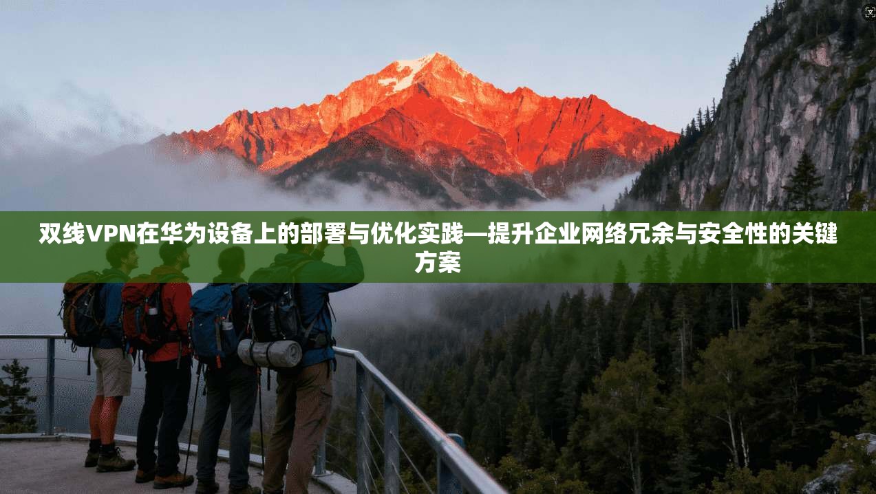 双线VPN在华为设备上的部署与优化实践—提升企业网络冗余与安全性的关键方案
