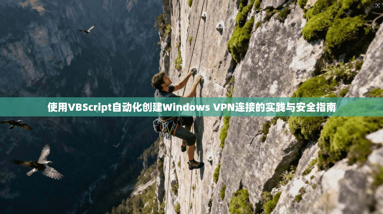 使用VBScript自动化创建Windows VPN连接的实践与安全指南