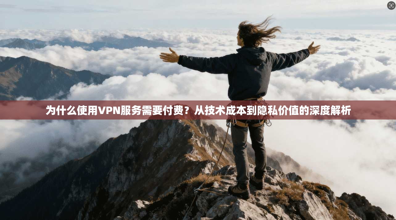 为什么使用VPN服务需要付费?从技术成本到隐私价值的深度解析