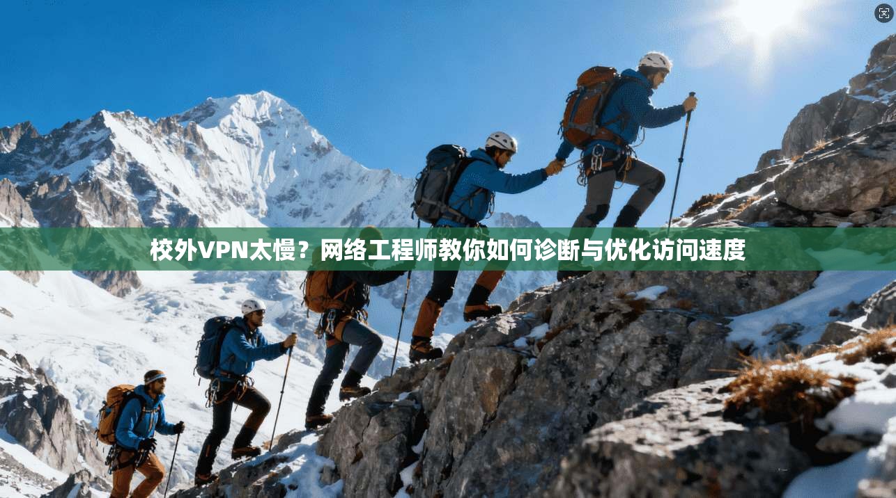 校外VPN太慢？网络工程师教你如何诊断与优化访问速度
