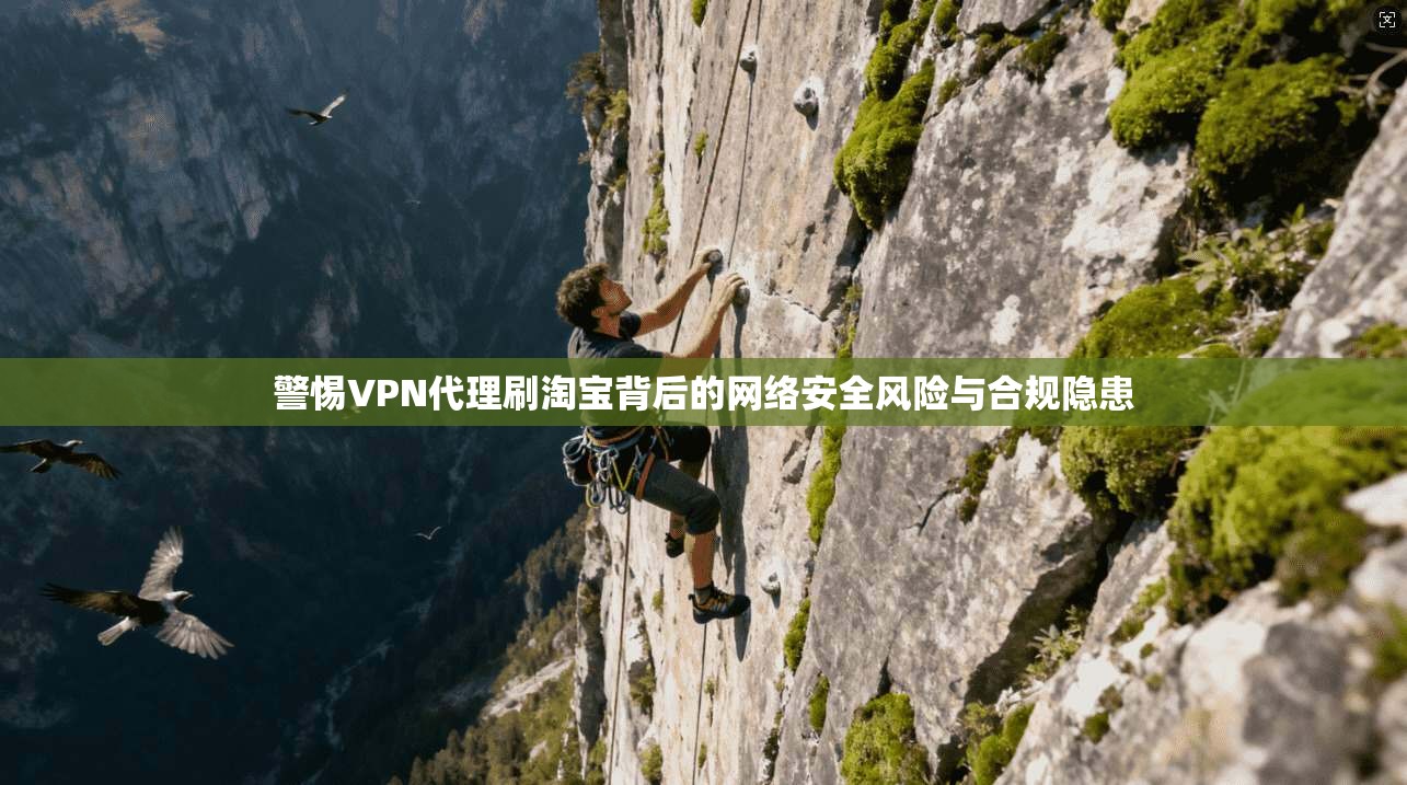 警惕VPN代理刷淘宝背后的网络安全风险与合规隐患