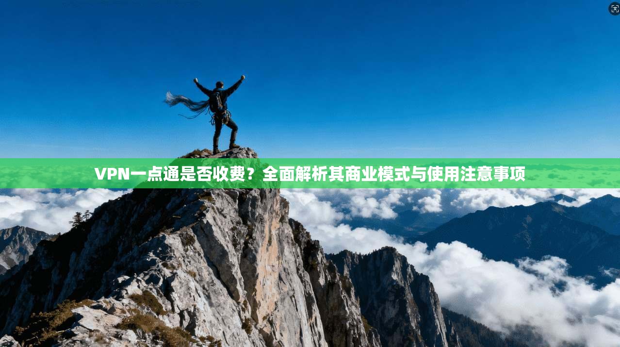 VPN一点通是否收费？全面解析其商业模式与使用注意事项