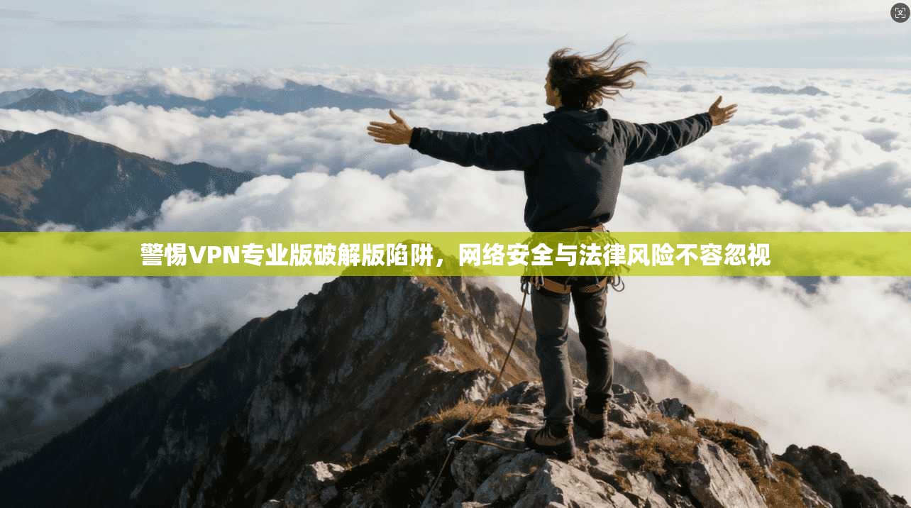 警惕VPN专业版破解版陷阱，网络安全与法律风险不容忽视
