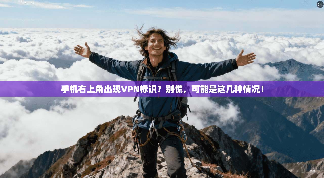 手机右上角出现VPN标识？别慌，可能是这几种情况！
