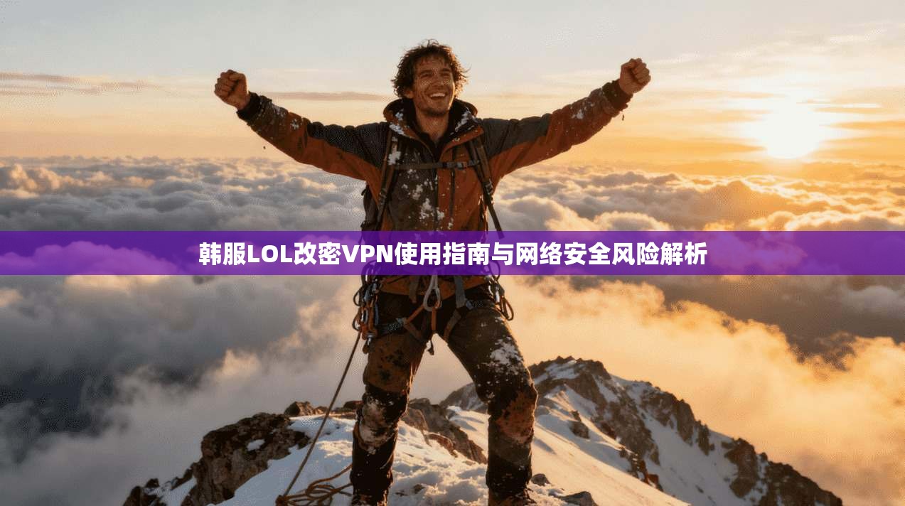 韩服LOL改密VPN使用指南与网络安全风险解析