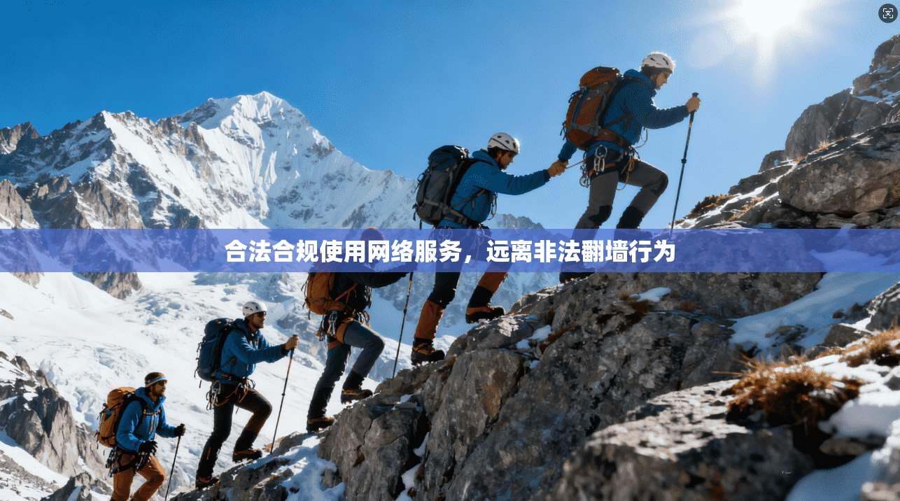 合法合规使用网络服务,远离非法翻墙行为 合法合规使用网络服务,远离非法翻墙行为
