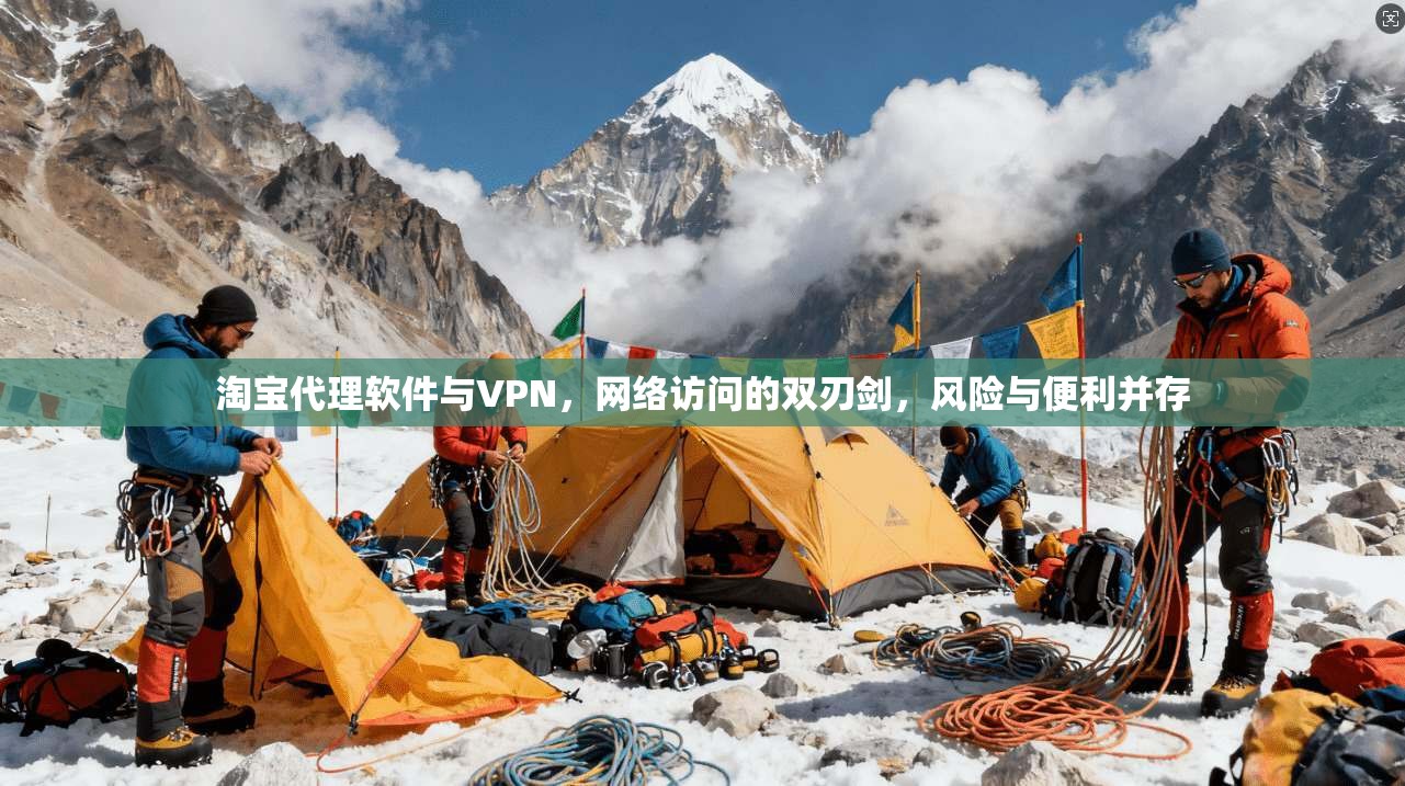 淘宝代理软件与VPN，网络访问的双刃剑，风险与便利并存