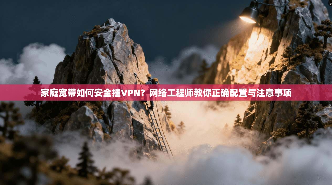家庭宽带如何安全挂VPN?网络工程师教你正确配置与注意事项