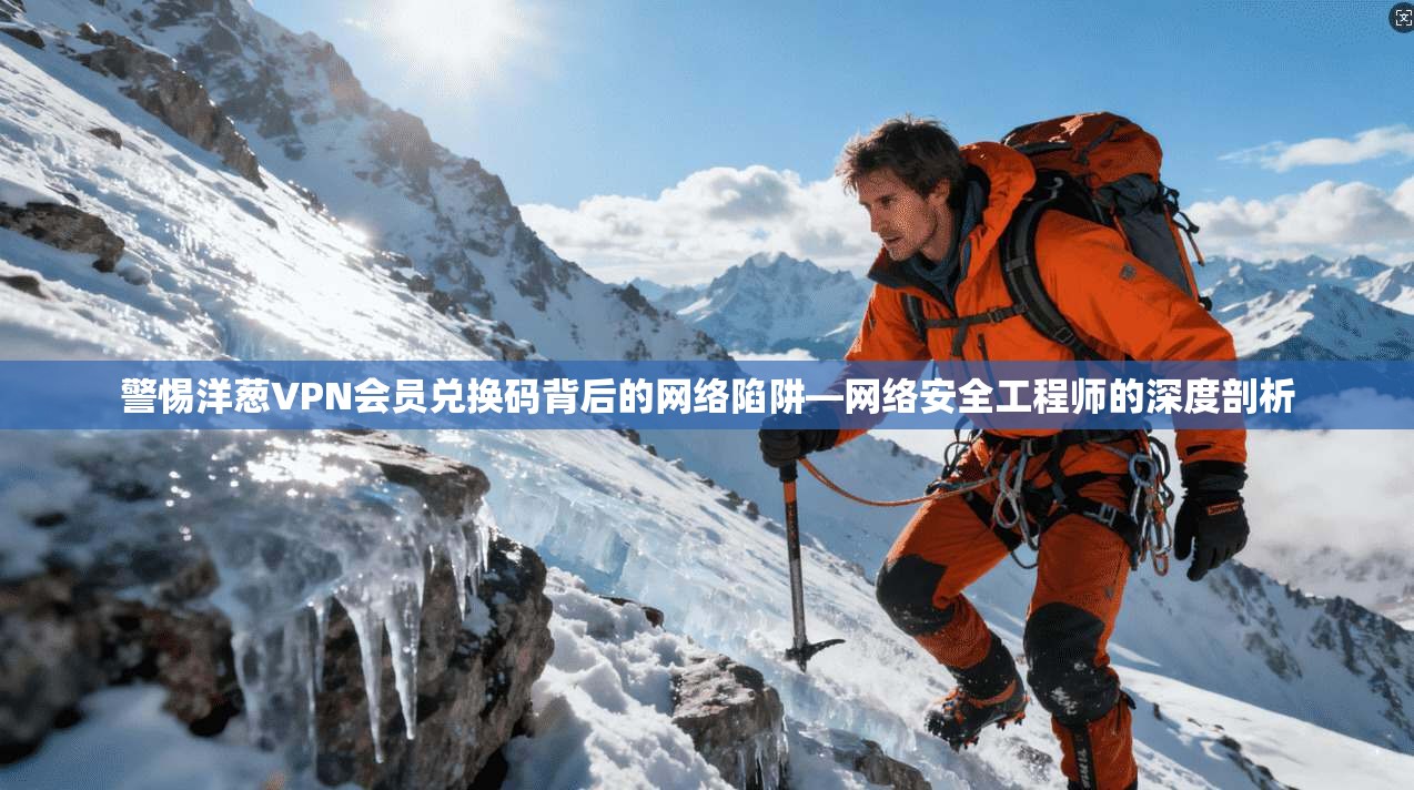 警惕洋葱VPN会员兑换码背后的网络陷阱—网络安全工程师的深度剖析