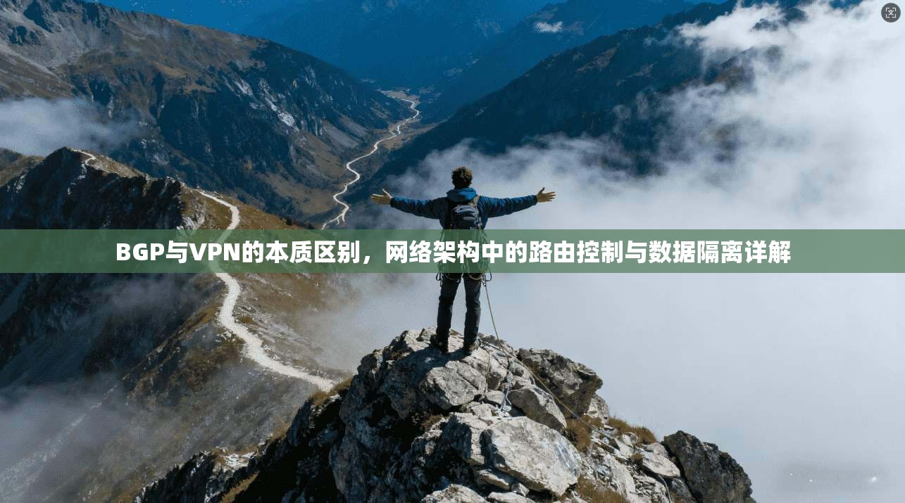 BGP与VPN的本质区别，网络架构中的路由控制与数据隔离详解