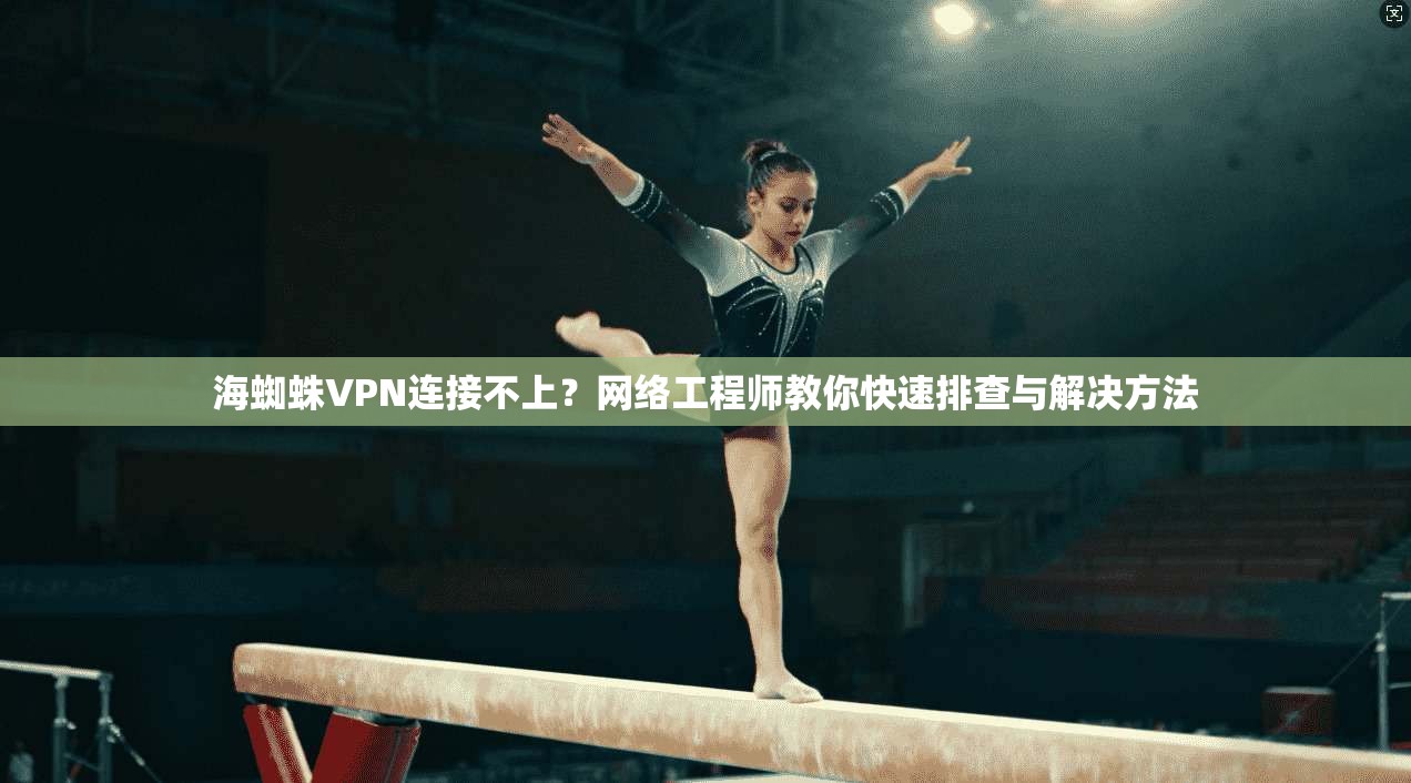 海蜘蛛VPN连接不上?网络工程师教你快速排查与解决方法