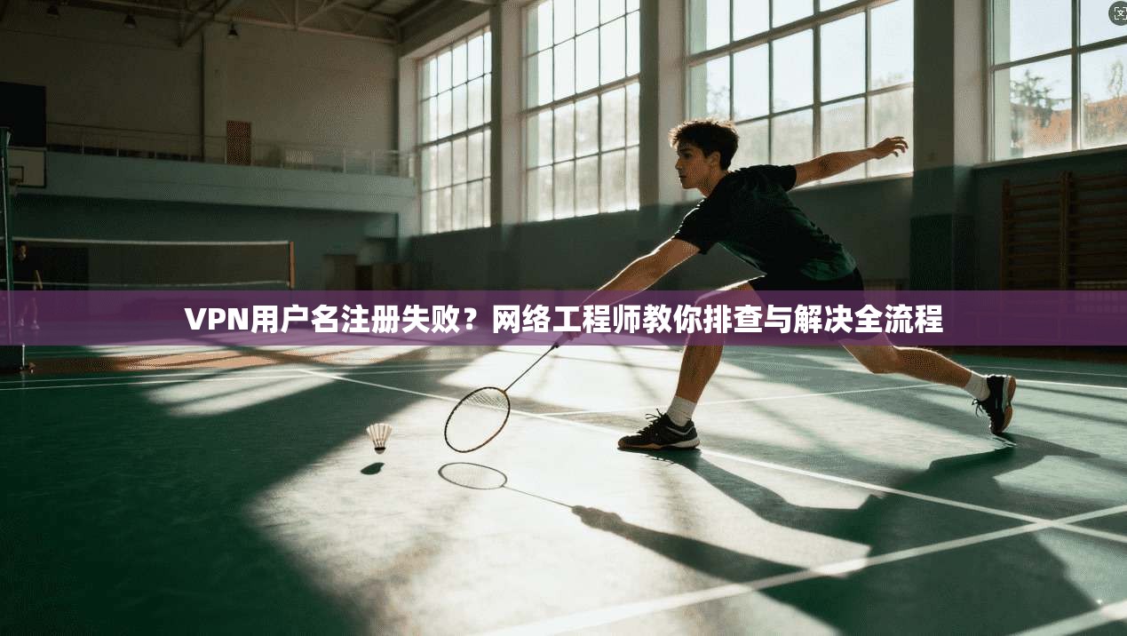 VPN用户名注册失败?网络工程师教你排查与解决全流程