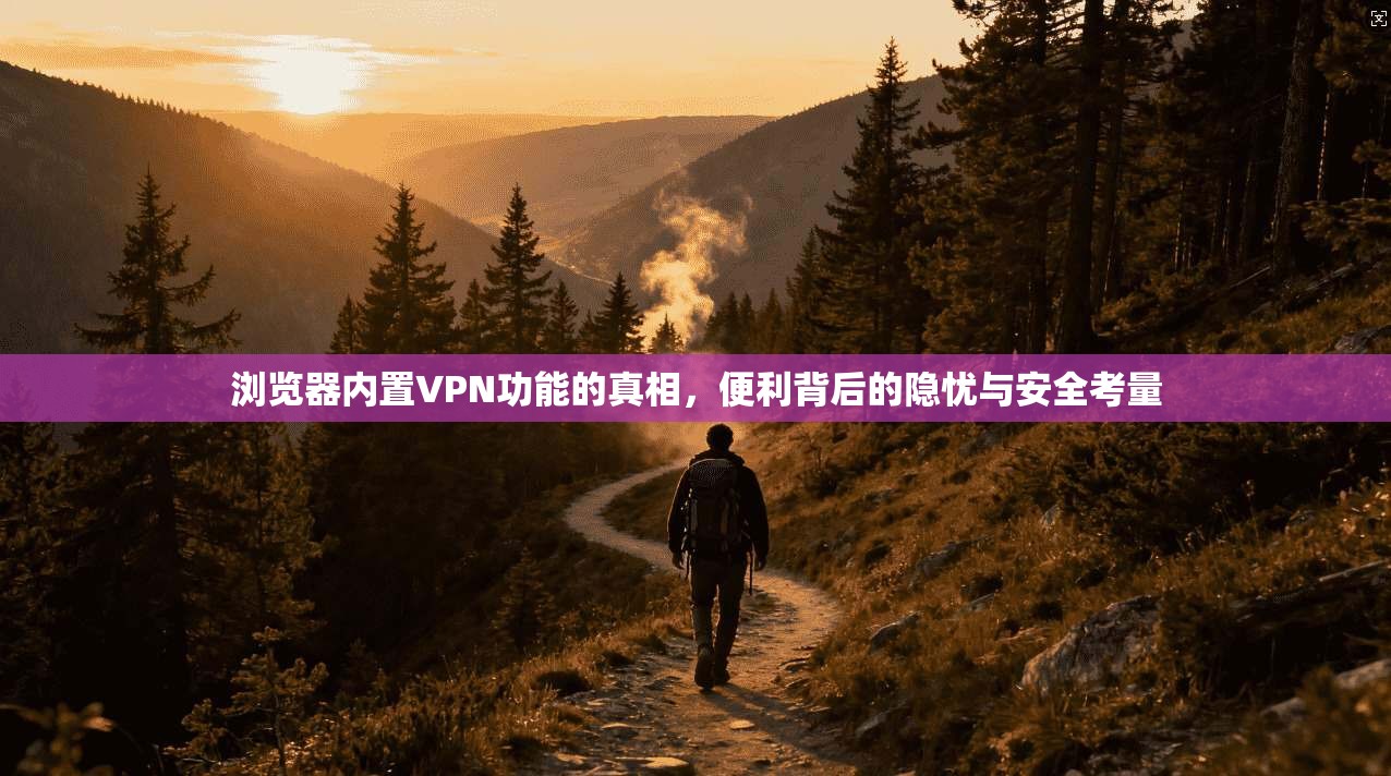 浏览器内置VPN功能的真相，便利背后的隐忧与安全考量